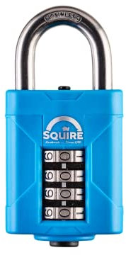 Henry Squire HSQCP50S CP50S Heavy-Hochleitungsgerät Combi Rostfrei Marine Vorhängeschloss 50 mm