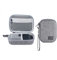 Gadget Organizer Case pour routeurs de Voyage GL-AXT1800/ MT1300/ SFT1200/ E750, chargeurs, câbles et Accessoires, Pochette Robuste et Durable, Sac à Main en EVA, Antichoc, résistant à l'eau (Grey)