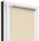 Estika Verdunklungsrollo Thermorollo ohne Bohren - 80 cm x 120 cm - Ecru - 13 Stoff Farben, Rollos für Fenster ohne Bohren, Klemmfix rollos für Fenster innen (80 cm Stoffbreite)