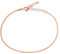 Einzelstück® Schlangenarmband Silber 925 Armband I verstellbare Armkette 18K Rosegold I Echtschmuck I Gliederarmband Damen Mädchen Schlangen Kette (Minimalist Rosegold Armband)