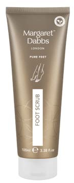 Margaret Dabbs Pure Natural Foot Scrub Removes Dry and Flaky Skin with Buriti and Jojoba Oil 100ml
