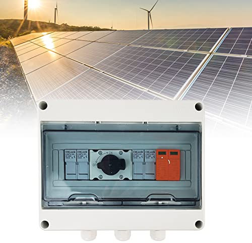 Solar Anschlusskasten Photovoltaik Solarmodul DC 1000V 1 String Überspannungsschutz Blitzschutz PV Anschlusskasten IP65 Gehäuse (15A (1 in 1 out))
