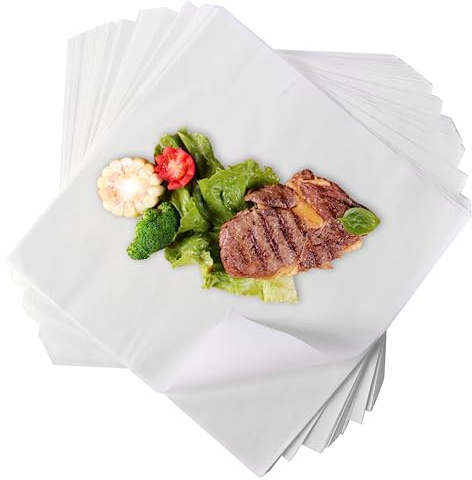 500Pcs White Butcher Paper for Sublimation 12x12 Inch Precut Sheets