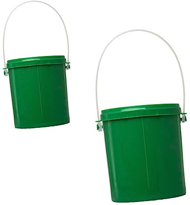 CORHAD Köderbehälter Für Angeln – 2Er Set Lebendköderboxen Mit Atmungsaktivem Design Für Blutwürmer Regenwürmer Und Maden Tragbarer Köder Eimer Zur Aufbewahrung