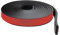 Tiras De Goma De Neopreno Rollos de Neopreno Tira de Sellado de Goma Para Protección de Suelos, Bricolaje, Antivibración, Antideslizante