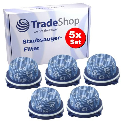 Trade-Shop Lot de 5 microfiltres HEPA pour aspirateur Samsung Jet 60, Jet 70, Jet 70+, Jet 75, Jet 75+, remplace DJ97-02649A