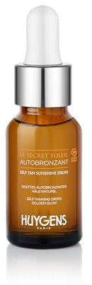 Selbstbräuner – Gesicht mit guter Minen- & Bräunungswirkung – HUYGENS – Natürliche Bräunung – Bio – 15 ml