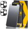 JEHOO for iPhone 11 Pro Max Anti-Glare Matte Screen Protector, 2 Pack Tempered Glass and 2 Pack Camera Lens Protector, Smooth as Silk, Anti-Reflection, Anti-Fingerprint Film with Installation Frame