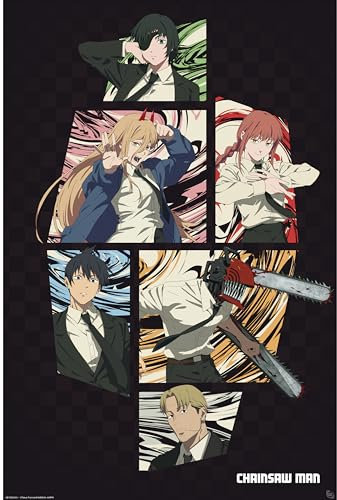 GB eye Chainsaw Man Division 4 61 x 91,5 cm / 24,2 x 35,8 Zoll Maxi-Poster – Gerollt geliefert – Kunstposter – Wandposter – Poster & Drucke | Chainsaw Man Merchandising