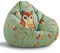 DreamRoots Sitzsack Kinder mit füllung - Sitzkissen Kinder Boden - Kinderzimmer Möbel - Sitzsäcke fürs kinderzimmer - Bean Bag M Autumn Owl