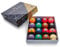 Cue-King Black Edition Pool Balls, Grade AA+ 2 UK Size Set with Pro Dotted Cue Ball, Pool Table Balls, Pool Ball Set, Premium Set