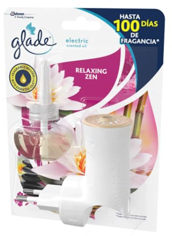 Lufterfrischer mit ätherischen Ölen Gerät + Nachfüller Relax Zen 20 ml. 3er-Pack.