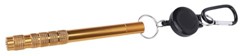 Keenso Club Cleaner Tool with 3 Replaceable Heads, Aluminum Alloy Golf Club Sharpener and Scraper for On-Course Cleaning