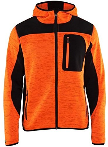 Blaklader 49302117 GESTRICKTE JACKET, orange/schwarz, grootte M