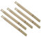 5 Paar DRUMSTICKS 5A — (10 Stück) — AHORNHOLZ — SCHLAGZEUGSTÖCKE — AHORN — HOLZKOPF — TROMMELSTÖCKE — MSA — STICKS 5A natur