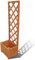 tidyard Pflanzkasten mit Spalier Rankhilfe Blumenkasten Pflanzkübel Pflanz Rankgitter aus Holz 40 x 30 x 135 cm für Au?enfl?chen Kletterpflanzen