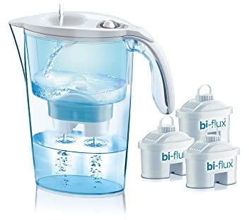 Laica Kit de Carafe Stream Blanc + 3 filtres