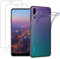 iLieber Huawei P20 pro Hülle mit Schutzfolie, [1 Hülle + 2 Schutzfolie] Schutzhülle [Ultra Dünn] Folie 9H Screen Protector TPU Silikon Case Cover Transparent Crystal für Huawei P20 pro