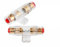 Surga Performance AGU Halter Sicherung vergoldet (30/40/50/60/80 A) Glassicherung SG AGU KFZ HiFi (AGU + 50A)