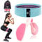 Oberschenkeltrainer 28-38lb Beckenboden Trainer Damen für Frau Beinpresse, Multifunktionaler Arm und Beintrainer Trimmer, Gesäßtrainer po Trainer mit Resistance Bands Fitnessband Booty Sport (Pink)