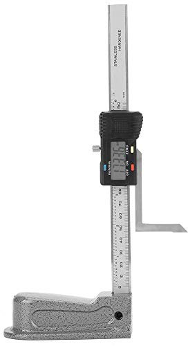 Höhenmesser, 0-150mm Digital Präzisions-Höhenöffnungs-Tiefenmesser, mit Edelstahlbasis, für Holzarbeiten