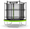 ZIPRO JumpPro IN Trampolin Outdoor, Gartentrampolin für Kinder, mit Innennetz, Wetterfest, UV-Schutz, Einfache Montage, Belastbar 100-150 kg, Ø 183/252/312/374/435/496 cm