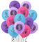 Luftballon Miotlsy 20 Stück Schneeflocke Party Deko Blau Luftballon Folienballon Dekorationen Party Deko Latex Luftballons Elsa Party Hochzeit Geburtstagsfeier