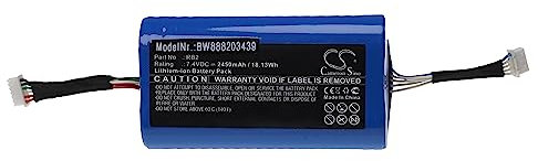 vhbw Replacement Battery compatible with DJI BG18 Grip, Ronin-SC Gimbal Stabiliser, One-Handed Gimbal Stabiliser (2450mAh, 7.4V, Li-Ion)