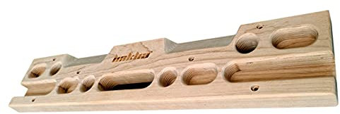 QYEW Klettern Hangboard - Holz Klettergriffbrett, Hangboard Training Klimmzugstange, Fingerstärker zum Training von Fingergriff und Klimmzug