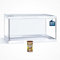 Acuario Cristal con Marco Blanco 20 L.