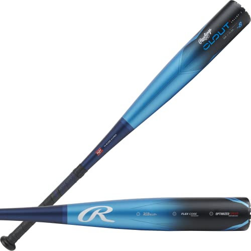 Rawlings Jungen Clout Baseballschläger, 2023-Blau/Schwarz, 31 | -8