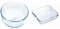 Pyrex Molde Souffle 21 CM 833, Cristal, Multicolor & Classic 1040741 - Fuente cuadrada, 25 x 21 cm