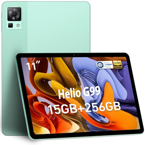 DOOGEE T30PRO Tablet 11 Zoll, Helio G99 Octa-Core 15(8+7) GB+256GB (2TB TF) Android 14 Gaming Tablet, 8580mAh/33W, 2560x1600 FHD+, 20MP Dual SIM 4G LTE +5G WiFi Tablet PC Widevine L1 mit Hülle