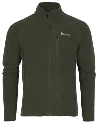 Pinewood Air Vent Fleece Jacke für Herren. Zum Wandern, Trekking, Jagd, Hundesport und vielen Outdoor-Aktivitäten (SCHWARZ, XXL)