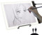 AIAURORA A4 LED Copy Board Light Tracing Drawing Board, Ultra-Thin Adjustable USB Power Art Craft LED Trace Light Pad for Tattoo Drawing, Diamond Painting, Streaming, Skizzing, Stenciling (A4-New)