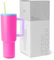 Simple Modern Thermobecher mit Strohhalm und Griff | Isolierter Edelstahl-Trinkbecher Eiskaffee-Reisebecher | Geschenke für Frauen und Männer | Trek | 1180ml | 80s Mix