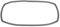 SPARES2GO Top Door Seal Gasket compatible with Bosch, Fits Neff, Fits Siemens Oven (452mm x 183mm)