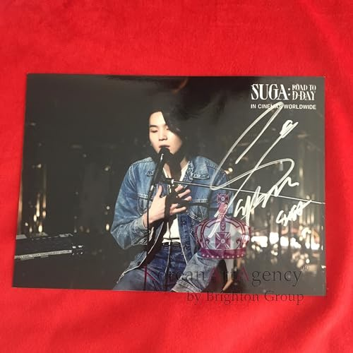 BTS Suga Autograph 7inches