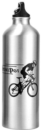 ulafbwur Aluminium Alloy 750ml Portable Outdoor Sports Cycling Camping Aluminium Alloy Water Bottle Cup