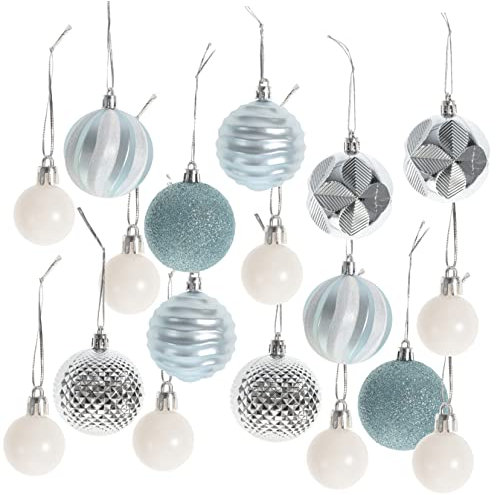 IMIKEYA 26stücke Hängeball-christbaumkugeln Für Weihnachtsbaumdeko Weihnachtskugel-Ornament Aufhängen Weihnachtsdeko Für Zuhause Mit Kugeln Zum Aufhängen