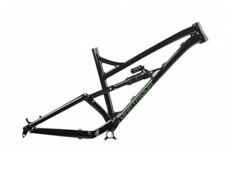 Enduro Mountainbike Rahmen 29 Zoll, Boost, Schwarz/Forest Green, Groß