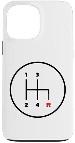 iPhone 13 Pro Max Car Manual Gear Shifter Knob Pattern (4 Speed) Case