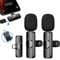 Kabelloses Lavalier Mikrofon, Professionelles Wireless Mikrofon für iPhone/iOS/Androide, Plug and Play für Videoaufnahmen, Vlog, YouTube & TikTok, Bluetooth Ansteckmikrofon mit Geräuschunterdrückung
