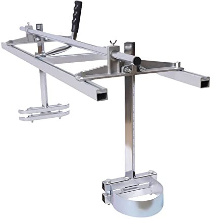 Loobiiny 48 Tragbare Kettensäge Mühle Mobiles Sägewerk Chainsaw Mill Forst Brett Säge Mobile Kettensägen Halterung Anbausägewerk für Motorsäge