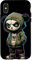 Hülle für iPhone X/XS Coole Panda Graffiti Manga Anime Charakter Distressed