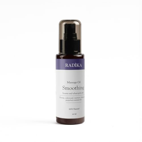 Radika Aromatherapy 100ml | Massageöl | Shea, Sesam, Weizenöl, Zypresse, Rosmarin, Grapefruit & Zitrone ätherische Öle | Massage oil für Entspannung