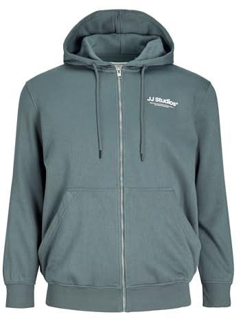 JACK & JONES Jjesoho Sweat Zip Hood Noos Pls - Plus Size