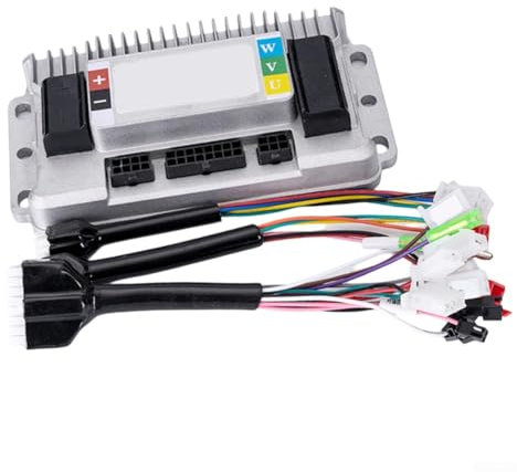 Sinuswellen-FOC-Controller für Elektrofahrzeuge 48V 60V 72V mit starkem Start, Rückwärtsfunktion und Unterspannungsschutz 1000W Leistung (60V-72V40A500W-1200W)