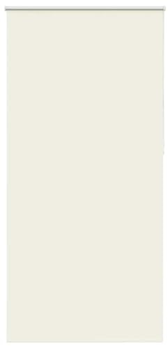vidaXL Verdunkelungsrollo Cremeweiß 90x230cm Stoffbreite 85,7 cm