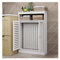 Cubre radiadores Estante para gabinete con cubierta para radiador, gabinete de almacenamiento con cubierta para calefacción con rejilla con rejilla y 2 puertas para el hogar, sala de estar,pasillo(50*